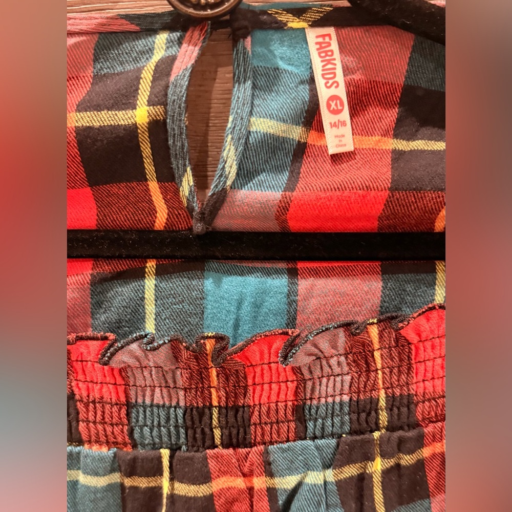 Colorful Plaid Dress - Picture 1 of 4